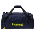 hummel Sporttasche hmlACTION Sports Bag marineblau/gelb - Large - 64x30x30cm
